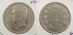 World Coins - BELGIUM 1934 5 Francs