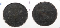 World Coins - INDIA: Bombay Presidency AH 1246 / 1832 East India Co. 1/4 Anna