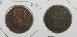 World Coins - ITALY: 1897 2 Centesimi