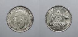 World Coins - AUSTRALIA: 1942-S San Fran. mint Sixpence (6 Pence)