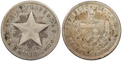 World Coins - CUBA 1932 20 Centavos Good VF