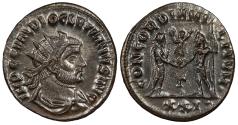 Ancient Coins - Diocletian 284-305 A.D. Antoninianus Antioch Mint Near EF