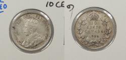 World Coins - CANADA 1929 10 Cents
