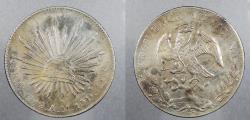 World Coins - MEXICO: Republic 1892-Mo AM 8 Reales