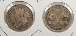 World Coins - AUSTRALIA: 1925 George V Sixpence