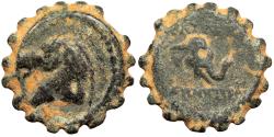 Ancient Coins - Seleukid Kings Demetrios I 162-150 B.C. Serrate AE16 VF