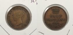 World Coins - GREAT BRITAIN 1844 1/2 Farthing