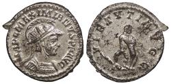 Ancient Coins - Maximianus 286-305 A.D. Antoninianus Lugdunum Mint Choice EF