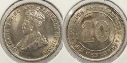 World Coins - STRAITS SETTLEMENTS 1927 10 Cents