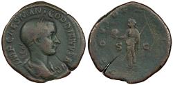 Ancient Coins - Gordian III 238-244 A.D. Sestertius Rome Mint Near VF
