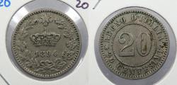 World Coins - ITALY: 1894-KB 20 Centesimi