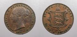 World Coins - JERSEY: 1851 Victoria 1/26 Shilling
