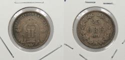 World Coins - SWEDEN: 1875 Possible overdate. 25 Ore