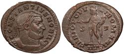 Ancient Coins - Constantius I, as Caesar 293-305 A.D. Follis Trier Mint Good VF