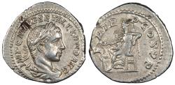 Ancient Coins - Severus Alexander 222-235 A.D. Denarius Rome Mint Good VF ex. Roma E-Sale 105, lot 937, with ticket.