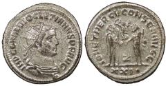 Ancient Coins - Diocletian 284-305 A.D. Antoninianus Antioch Mint Choice EF