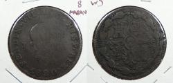 World Coins - SPAIN: 1820 8 Maravedis