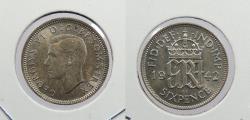 World Coins - GREAT BRITAIN: 1942 George VI Sixpence (6 pence)