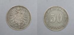 World Coins - GERMANY: Empire 1875-B 50 Pfennig