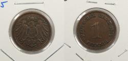 World Coins - GERMANY: 1892-A Pfennig
