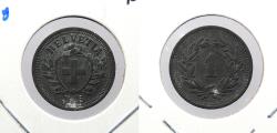 World Coins - SWITZERLAND: 1945 Rappen