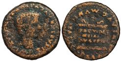 Ancient Coins - Spain Italica Tiberius 14-37 A.D. AE28 About Fine