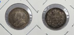 World Coins - CANADA: 1914 George V 5 Cents