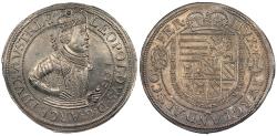 World Coins - GERMAN STATES Alsace (Elsass) Leopold V, Archduke of Austria 1632 Thaler (Taler) UNC