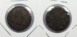 World Coins - SPAIN: 1833 Ferdinand VII 2 Maravedis