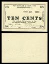 Us Coins - Depression scrip Janesville, Wisconsin Janesville Merchants Clearing Exchange. ND (1933) 10 Cents EF/AU