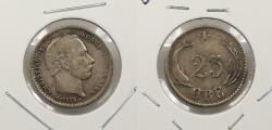 World Coins - DENMARK 1874 25 Øre