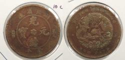 World Coins - CHINA: ND (1902-1905) 10 Cash