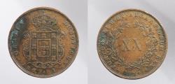 World Coins - PORTUGAL: 1874 20 Reis