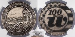 Us Coins - Woonsocket, RI 1988 AR Woonsocket Centennial 38.5mm Medal NGC MS-68