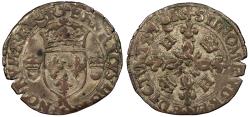 World Coins - FRANCE Royal Issues Henri II 1547-1559 Douzain 1554-K VF
