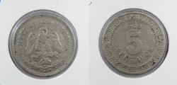 World Coins - MEXICO: 1909 5 Centavos