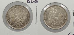World Coins - PERU Republic 1916-FG Dinero