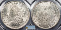Us Coins - 1890-O Morgan 1 Dollar (Silver) PCGS MS-63