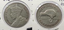 World Coins - NEW ZEALAND: 1934 George V Florin