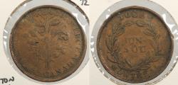 World Coins - CANADA: Lower Canada ND (1838) Bouquet. Halfpenny (Sou) Token