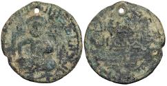 Ancient Coins - Ayyubids Mayyafariqin & Sinjar al-Ashraf Musa AH607-617 (1210-1220 A.D.) Dirham Sinjar mint Fine