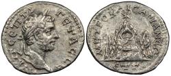 Ancient Coins - Cappadocia Caesarea Geta 209-212 A.D. Drachm EF