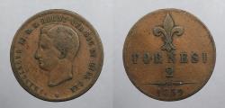 World Coins - ITALIAN STATES: Naples 1859 2 Tornesi