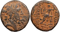 Ancient Coins - Syria Seleucis and Pieria Antioch ad Orontem Pseudo-autonomous Civic Coinage 47-40 B.C. 'Large denomination' AE24 Antioch Mint VF