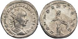 Ancient Coins - Trajan Decius 249-251 A.D. Antoninianus Rome mint VF