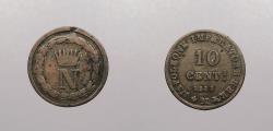 World Coins - ITALIAN STATES: Kingdom of Napoleon 1811-M 10 Centesimi