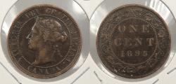 World Coins - CANADA: 1895 Victoria. Cent