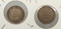 World Coins - CANADA 1901 5 Cents