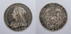 World Coins - GREAT BRITAIN: 1897 Victoria Shilling