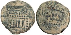 Ancient Coins - Ayyubids al-Kamil Abu'l Ma'ali Muhammad I AH615-635 (1218-1238 A.D.) Fals Harran mint Good Fine